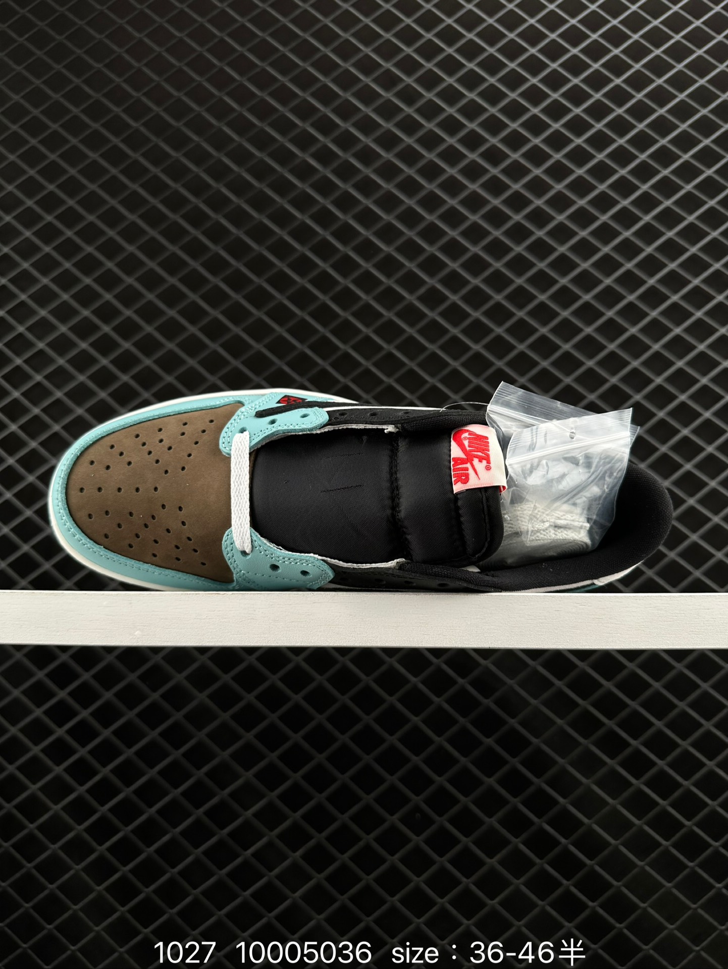 fragment design x Travis Scott x Nike Air Jordan 1 Low OG SP”Black/Green Toe“